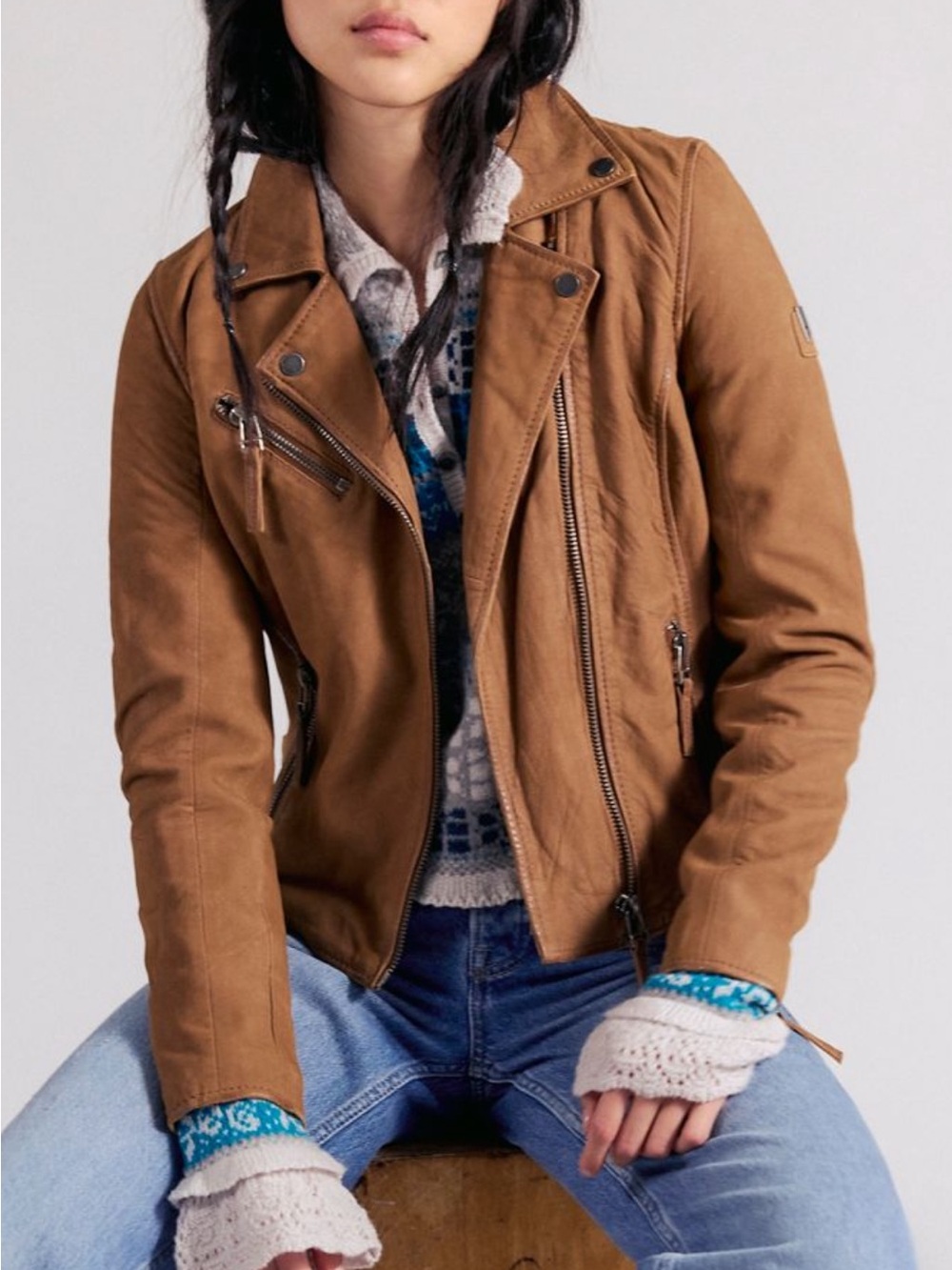 NWT - Free people Mauritius Misty Moto Jacket - Picture 2 of 4